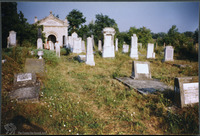 Photograph of: Jewish cemetery in Lipova.