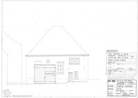 Photograph of: Drawings of the Synagogue in Baisingen : Measured drawings.