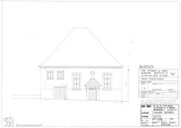 Photograph of: Drawings of the Synagogue in Baisingen : Measured drawings.