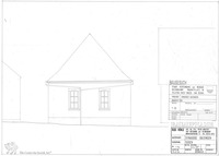 Photograph of: Drawings of the Synagogue in Baisingen : Measured drawings.