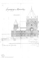 Photograph of: Design for the Synagogue in Chemnitz : Design.