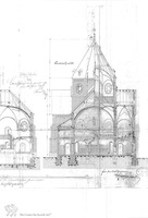 Photograph of: Design for the Synagogue in Chemnitz : Design.