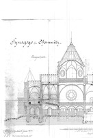 Photograph of: Design for the Synagogue in Chemnitz : Design.