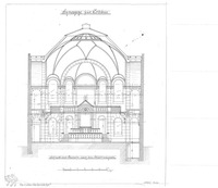 Photograph of: Design for the Synagogue in Cottbus : Design.
