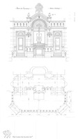 Photograph of: Design for the Synagogue in Cottbus : Design.