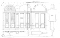 Photograph of: Design for the Synagogue in Cottbus : Design.