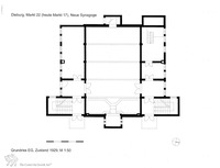 Photograph of: Drawings of the New Synagogue in Dieburg : Measured drawings.
