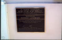 Photograph of: Synagogue in the St. Thomas Island in the U.S. Virgin Islands.