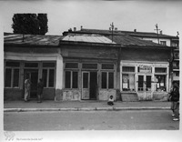 Photograph of: Jewish houses in Săveni.