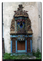 Photograph of: Torah ark from Odobești.