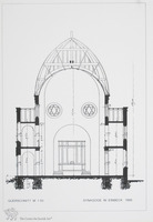 Photograph of: Drawings of the Great Synagogue in Einbeck : Measured drawings.