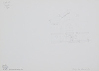 Photograph of: Sketches of the Ashkenazi Synagogue in Sisak : Measured drawings.
