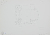 Photograph of: Sketches of the Ashkenazi Synagogue in Sisak : Measured drawings.