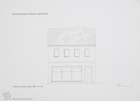 Photograph of: Drawings of the Synagogue in Walsrode : Measured drawings.