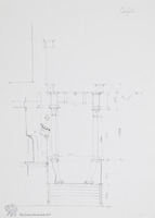 Photograph of: Sketches of the Great Synagogue in Siret, Romania : Measured drawings.