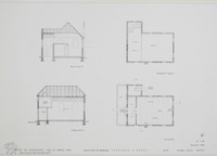 Photograph of: Drawings of the Synagogue in Bunde.