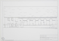Photograph of: Drawings of the Yeshiva in Radun' (Raduń) : Measured drawings.