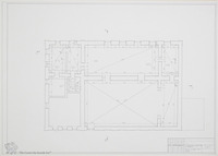 Photograph of: Drawings of the Yeshiva in Radun' (Raduń) : Measured drawings.