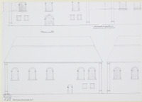 Photograph of: Drawings of a Synagogue in Vasilishki (Wasiliszki) : Archival drawings.