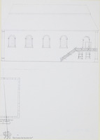 Photograph of: Drawings of a Synagogue in Vasilishki (Wasiliszki) : Archival drawings.