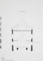 Photograph of: Drawings of the Synagogue in Sombor (Zombor) : Measured drawings.