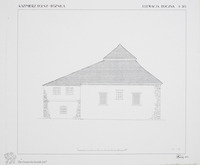 Photograph of: Drawings of the Synagogue in Kazimierz Dolny : Measured drawings.