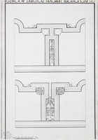 Photograph of: Drawings of the Great Synagogue in Zamość : Measured drawings.