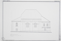 Photograph of: Drawings of the Great Synagogue in Zamość : Measured drawings.
