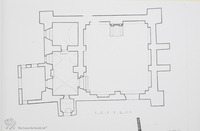 Photograph of: Drawings (1952) of the Old Synagogue in Pińczów.