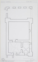 Photograph of: Drawings (1955) of the Great Synagogue in Chęciny.