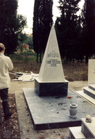 Photograph of: Jewish cemetery in Corfu.