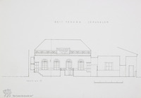 Photograph of: Sketches of the Beit Yehudah Synagogue in Jerusalem : Measured drawings.