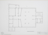 Photograph of: Drawings of the Synagogue at Turgeneva St. in Zaporizhzha (Zaporozh'e, Aleksandrovsk) : Measured drawings.