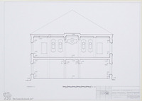 Photograph of: Drawings of the Synagogue at Turgeneva St. in Zaporizhzha (Zaporozh'e, Aleksandrovsk) : Measured drawings.