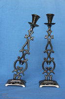Photograph of: Candlesticks (Sabbath).