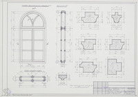Photograph of: Drawing of the Old Beit Midrash in Ivie : Measured drawings.