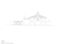 Photograph of: Drawings of the Synagogue in Zittau.