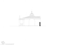 Photograph of: Drawings of the Synagogue in Zittau : Measured drawings.