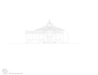 Photograph of: Drawings of the Synagogue in Zittau : Measured drawings.