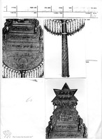 Photograph of: Torah finials.