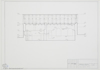 Photograph of: Drawings of the Zrizen (Vatikin) masonry Synagogue in Mahiloŭ (Mogilev) : Measured drawings.
