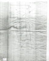 Photograph of: Sketch of an unrecognized synagogue in Romania : Measured drawings.