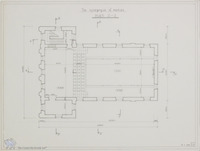 Photograph of: Drawings of the Synagogue in Mediaș : Measured drawings.