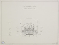 Photograph of: Drawings of the Synagogue in Mediaș : Measured drawings.