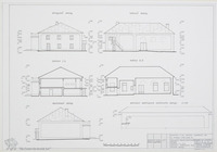 Photograph of: Drawings of the Synagogue in Lopatyn : Measured drawings.