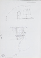 Photograph of: Drawings of the Synagogue in Mediaș : Measured drawings.