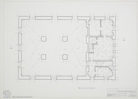 Photograph of: Drawings of the Great Synagogue in Sambir (Sambor) : Measured drawings.