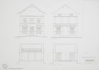 Photograph of: Synagogue in Mala, Kerala. India : Measured drawings.
