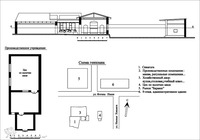 Photograph of: Drawings of the Synagogue in Dushanbe.