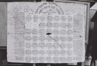 Photograph of: Omer Calendar in the Craftsmen's (Tailors') Synagogue in Târgu Neamț.